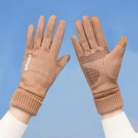 Мужские демисезонные удерживающие тепло нескользящие ветрозащитные перчатки, в корейском стиле