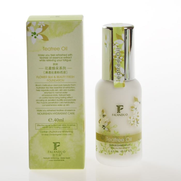 Flanged tea tree Clear silky liquid Foundation hydrating liquid 40ml che khuyết điểm sáng trắng bb cream cream cream - Nền tảng chất lỏng / Stick Foundation cushion ohui