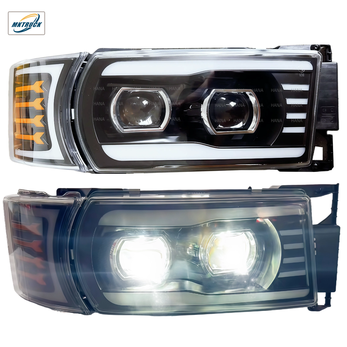 [Переделанные две линзованные LED-лампы для гостиной, светильник Scania GPR серия грузового света модификация 1760554 1760597]