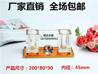 Crystal microphone stand Microphone stand KTV supplies desktop wireless microphone stand Crystal seat Imidazole desktop ornaments