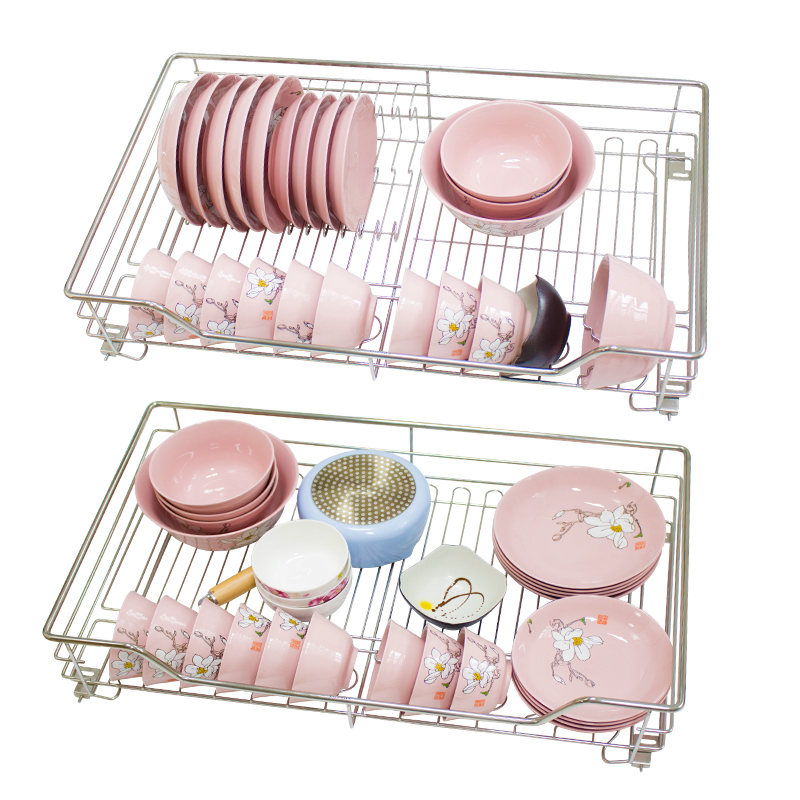 Kitchen Cabinet Basket 304 Stainless Steel Bowl Basket Seasoning