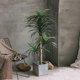 시뮬레이션 식물 분재 녹색 식물 화분 가짜 포니 테일 철 북유럽 스타일 장식 홈 실내 거실 바닥 장식품