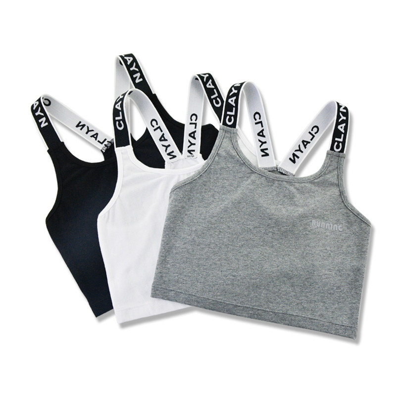 Girls camisole underwear development period 9-12 years old pure cotton elementary school children's vest inner wear primer tube top thin