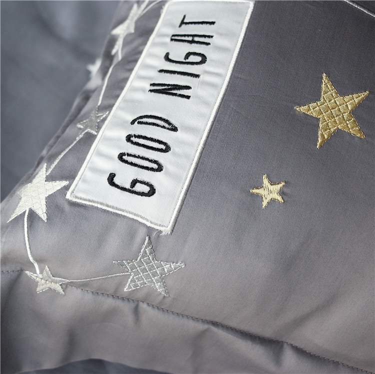 Bắc Âu 60 bông dài chủ yếu cotton satin thêu bốn mảnh cotton quilt bao thêu thêu giường nhỏ tươi - Bộ đồ giường bốn mảnh bộ chăn ga gối lụa satin