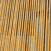 Decorated bamboo pole decoration bamboo pole cafeteria Restaurant Anti-corrosion bamboo bamboo partition fence decoration