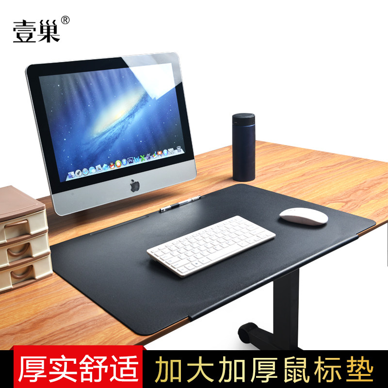 PVC Desk Cushion Gaming Mouse Pad Oversized Eco-friendly No-Smell Computer Mat Waterproof Thickened Table Mat 