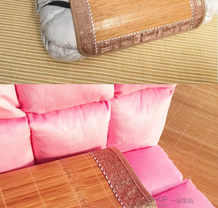 18 lưới beanbag hỗ trợ mat chiếu tre Liangdian kennel mặt gấp ghế đệm ghế mat mùa hè - Thảm mùa hè chiếu truc
