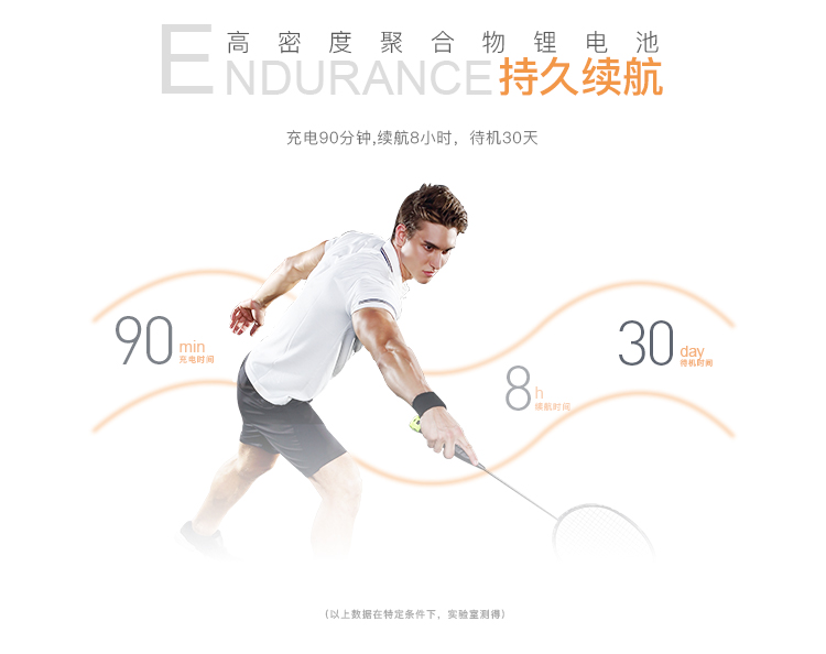 Các đơn tiếp theo làn sóng mát mẻ Xiao Yu 2.0 thông minh vợt cầu lông cảm biến cảm biến thể thao đào tạo analyzer vợt cầu lông yonex