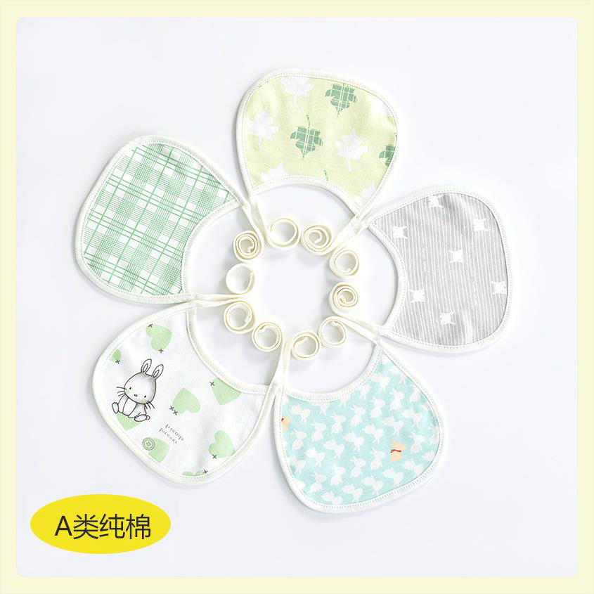 Japanese ZD baby towel spring and summer pure cotton tie surrounded by nascent baby anti-spitting baby