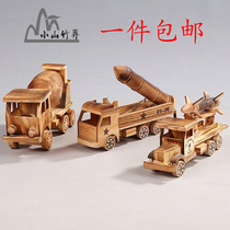 Nostalgic Bamboo Wood Products Windmill Model Furniture Decorations Pendulum pieces Handicraft Tea Table Bedroom Furnishing Creative Home