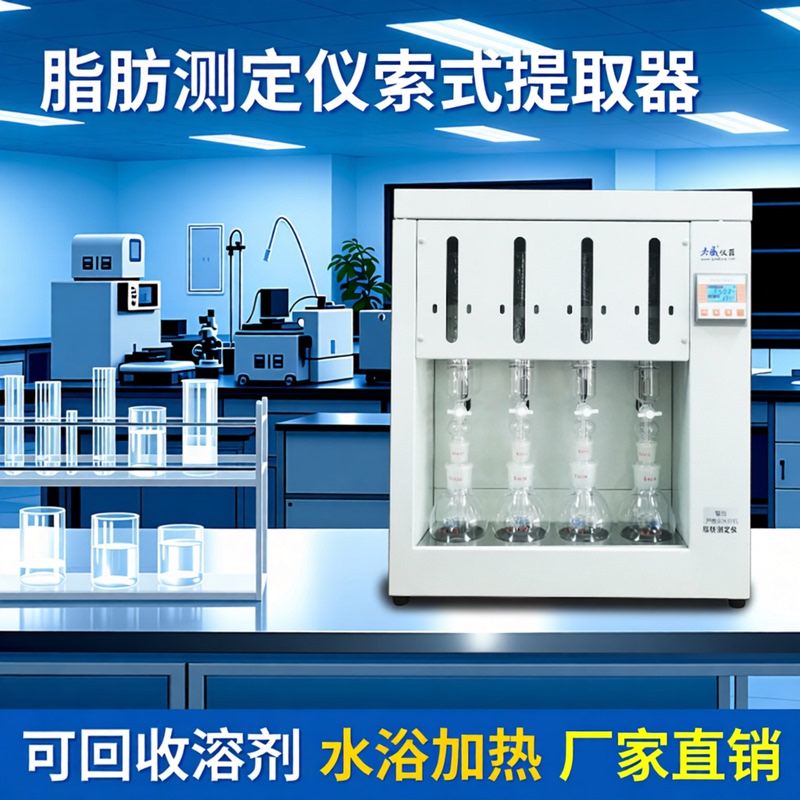 Fat Analyzer Soxhlet Extractor Soxhlet Extraction Device Digital Display Food Grain Feed Fat Detector Qiwei Fat Analyzer Soxhlet Extractor Soxhlet Extraction Device Digital Display Food Grain Feed Fat Detector Qiwei