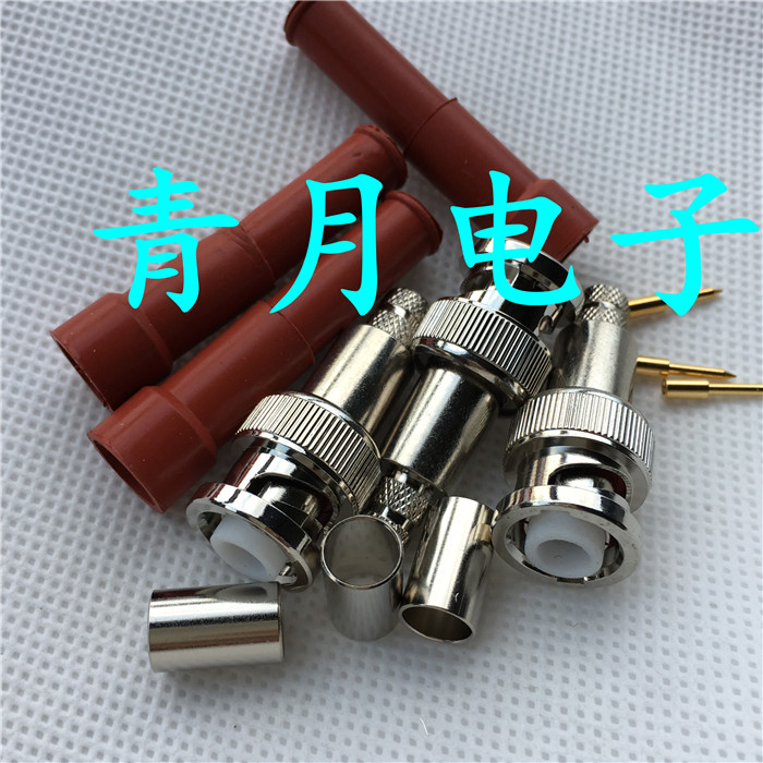 3000V high-pressure BNC male head premium MHV high pressure 3 kV radio frequency coaxial connector Q9 pressure resistant feeder head-Taobao