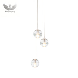 Canadian Bocci14 Chandelier Glass Living Room Dining Room Villa Open Staircase Island Designer Model Duplex Building