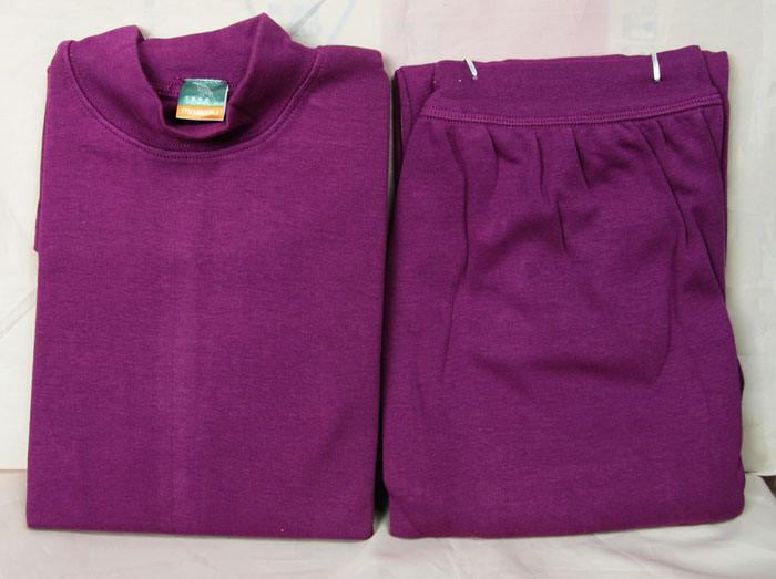 Tailstock Clearing House Mom Cotton Sweatshirt Half High Collar Mid Aged Woman Slim Mother-in-law Autumn Clothes Pants Two Sets Underwear Pure Cotton