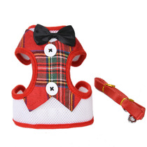 Vest-style teddy chest back traction rope puppies pull out for walking the dog rope chain sub small dog pet supplies