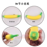 Имитация банана SUNNYsquishy 18 см, мягкая игрушка с медленным отскоком, ПУ, ароматная еда, игрушка-опора с вентиляционным отверстием