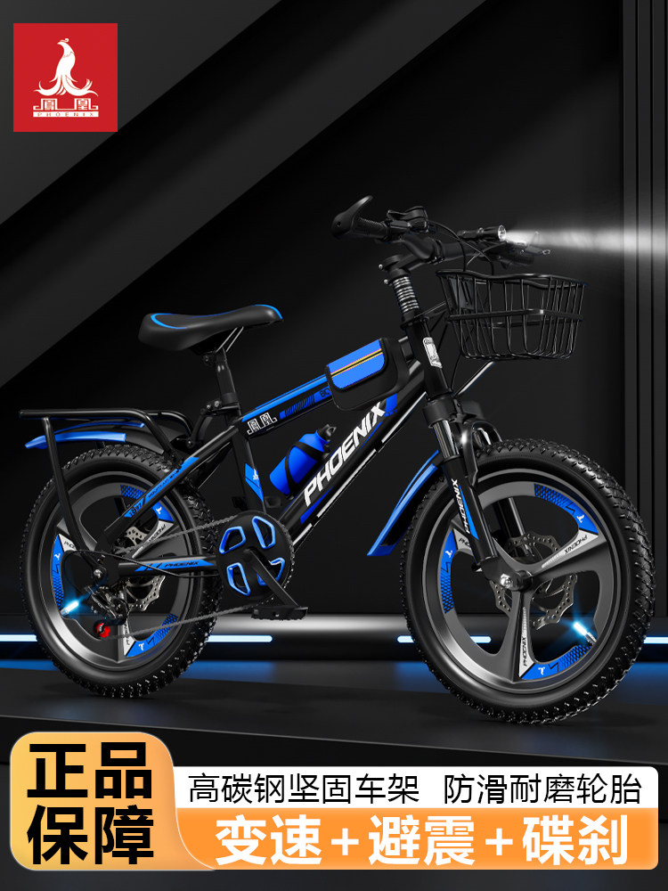 Phoenix kids bike 20inch variable speed disc brake: allows
