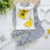 Bộ đồ lót trẻ em cotton 3-5 tuổi Cậu bé 1-2-4 tuổi và quần áo mùa thu trẻ em quần áo trẻ em đồ ngủ