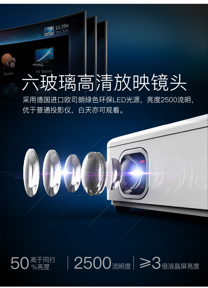 Mã Úc máy chiếu T13 mini cầm tay máy chiếu nhỏ wifi không dây rạp hát tại nhà điện thoại di động chiếu - Máy chiếu