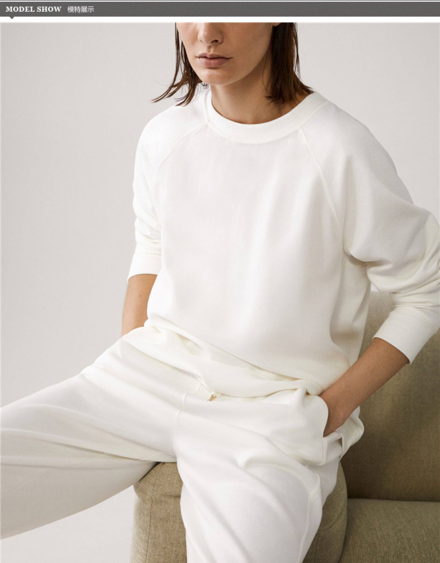 Осенний демисезонный дизайнерский спортивный костюм, свитшот с молнией, штаны, Испания, городской стиль для девушки 