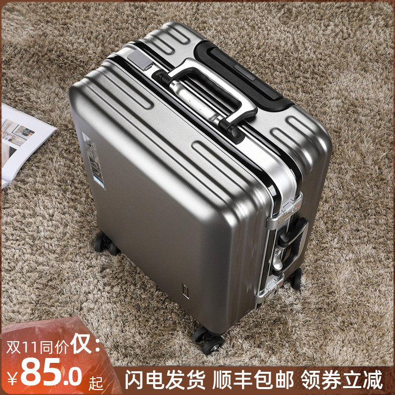 Suitcase suitcase male zipper trolley case male and female net red mute universal wheel 20 students 24 password leather case