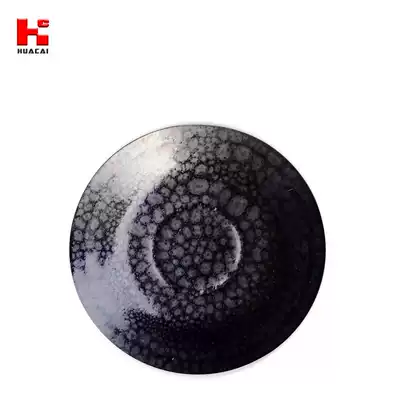 Huacai metal glaze medium temperature 118-1230 non-toxic factory direct 858 flower cloth 861 metal 855 Sky Eye Black