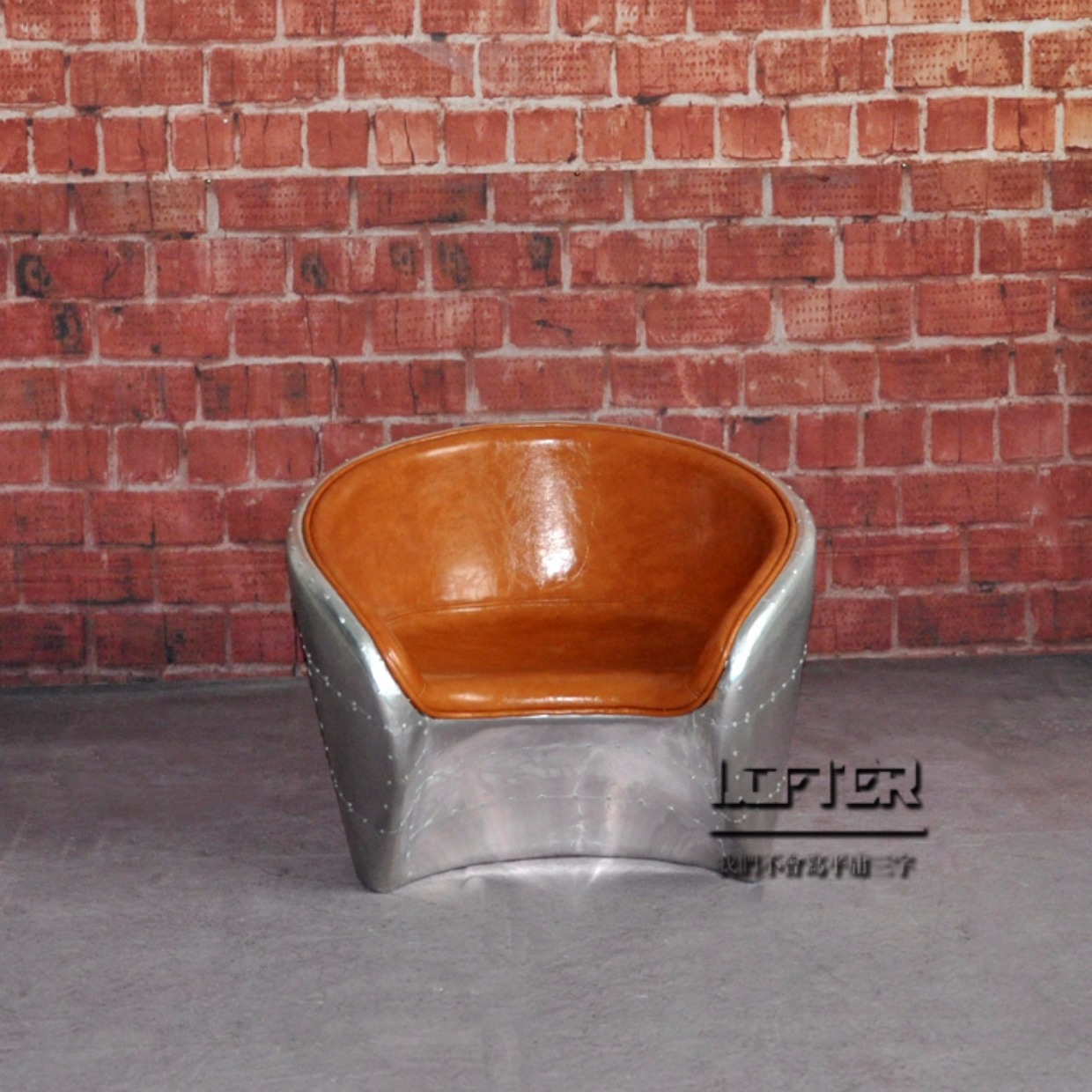 Ghế nhôm đinh tán LOFT ghế gió công nghiệp thiết kế nội thất La Mã Ghế nhà hàng KTV quán cà phê ghế sofa bed giá rẻ