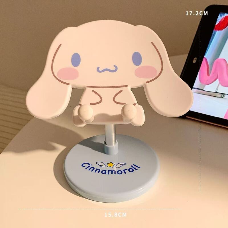 Cute Phone Holder with Cinnamoroll Design, Stable Phone Stand for Eating, Lazy People's Binge-Watching Gadget, Student Gift, Dormitory Use Only Cute Phone Holder with Cinnamoroll Design, Stable Phone Stand for Eating, Lazy People's Binge-Watching Gadget, Student Gift, Dormitory Use Only