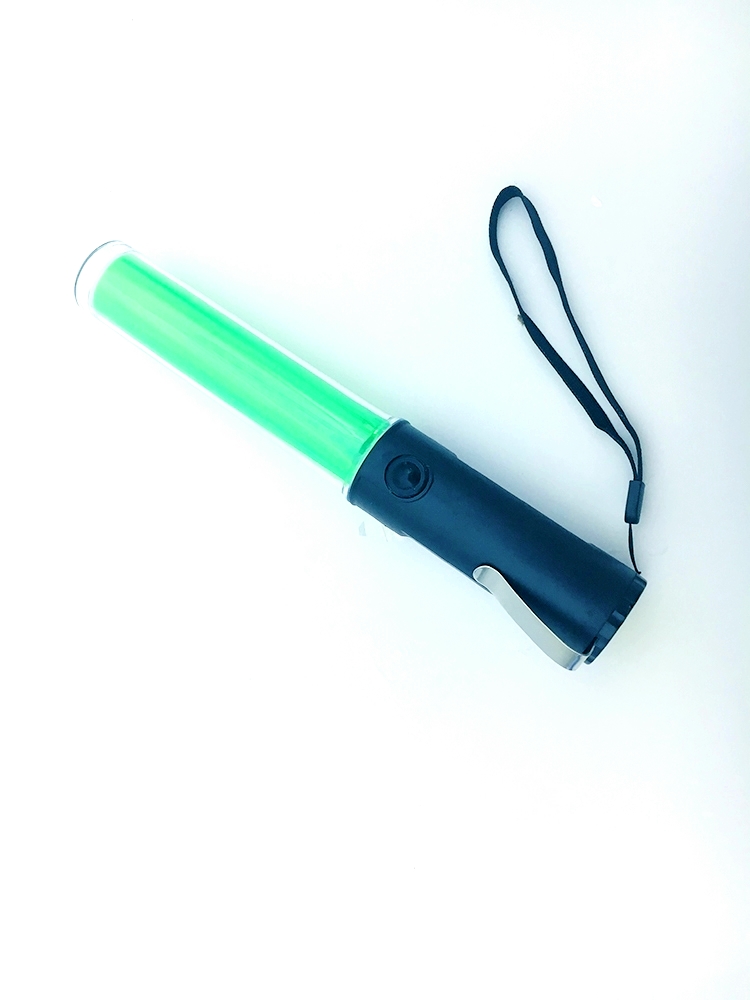 260 green traffic baton fluorescent stick magnet adsorption hook LED warning light concert flash fluorescent stick