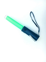 260 Green Traffic Baton baton Fluorescent Rod Magnet Adsorption Hook LED Warning Light Concert Flash Fluorescent Stick
