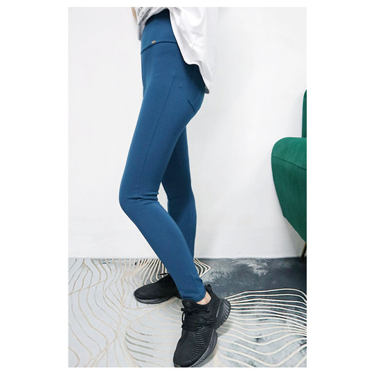 Yjy Elastic Knit High-Waisted Warm Outerwear Leggings Solid Color Skinny Pants Women's Long Pants Yoga Pants Slim Fit