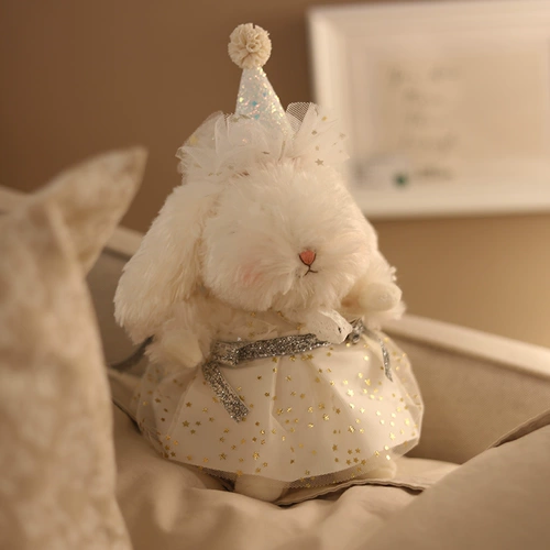 Плюшевый кролик, игрушка, милая детская кукла на день Святого Валентина, подарок на день рождения