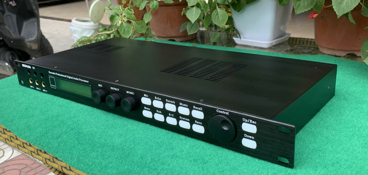 Packet Teaching Bag Commissioning to send data line remote control engineering version X5 KTV karaoke pre-grade effect processor bag room proof