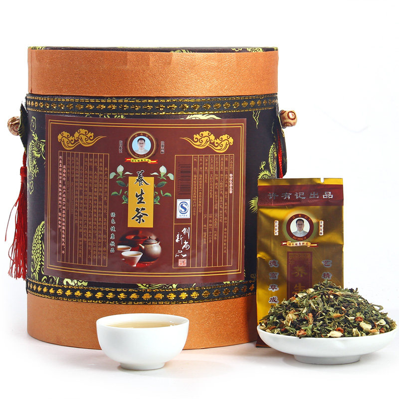 Make a bubble of Liver Tea Health Tea Bucket to stay up late for 60 bags 300 grams a barrel