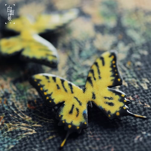 Эмаль, брошь, оригинальная натуральная подвеска с бабочкой ручной работы, подарок на день рождения