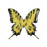 Эмаль, брошь, оригинальная натуральная подвеска с бабочкой ручной работы, подарок на день рождения