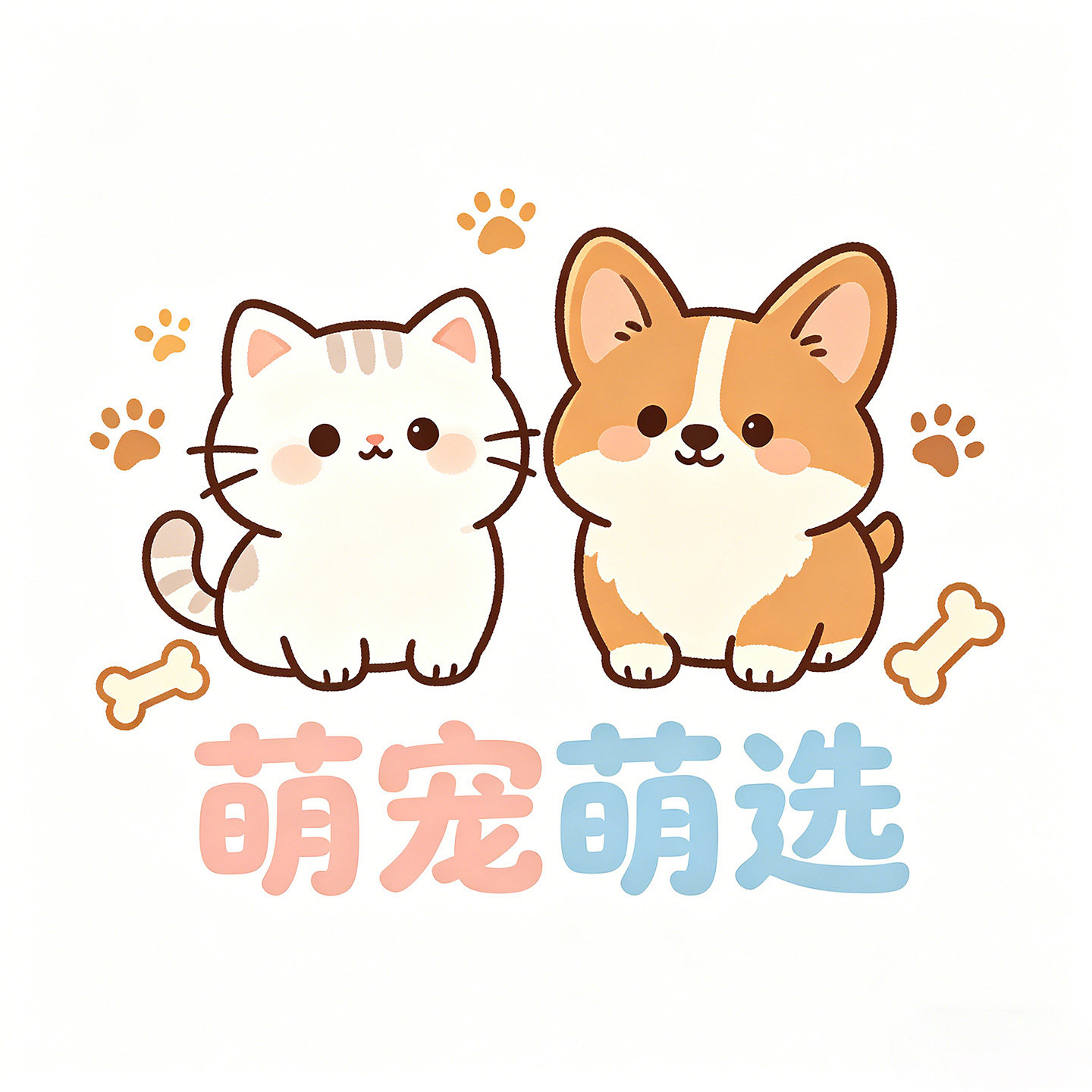 萌宠萌选的LOGO