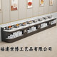 High-end hotel breakfast tablebufei insulation stove school hosting canteen restaurant single sided against wall buffet booth