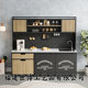 Mengzhixu wash cabinet simple workbench
