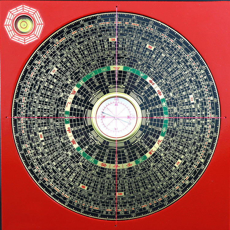 Chongdaotang 6-inch RMBthree Tri-combined Professional Precision Feng Shui compass 25 Layer pure Bronze Compass Instrument