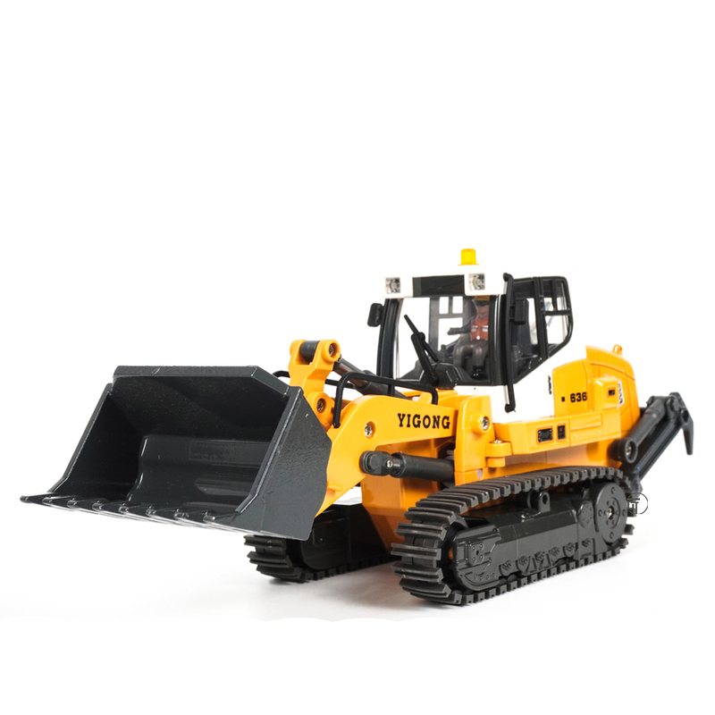 Cool Thunder Model 1/50 Scale 636 Screw Loader Model Zinc Alloy Linkage Structure Simulation Engineering Vehicle Cool Thunder Model 1/50 Scale 636 Screw Loader Model Zinc Alloy Linkage Structure Simulation Engineering Vehicle