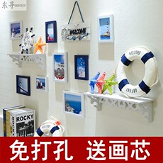 Настенные фотокартины 照片墙装饰自粘贴网红可爱创意相框挂墙欧式客厅卧室墙壁装饰组合