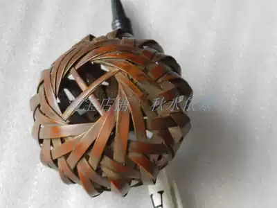 Oil cage, obediently cage, insect cage, folk old object, Republic of China weta cage, oil cage, old insect with bamboo strip, bamboo cage