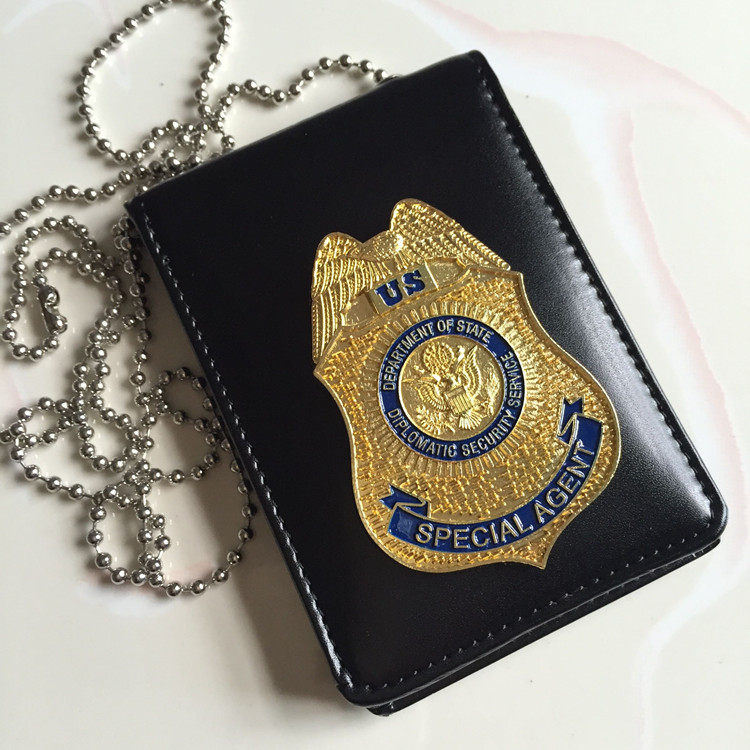 Metal badge card holder Multi-card card bag can be loaded with driver's license cos movie collection