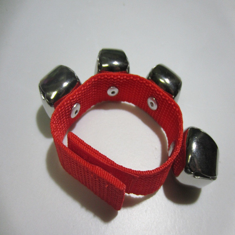 Trẻ mẫu giáo Tambourine bộ gõ gỗ rigs đồ chơi nhảy đôi hàng lớn tay tambourine - Đồ chơi nhạc cụ cho trẻ em đàn cho trẻ em