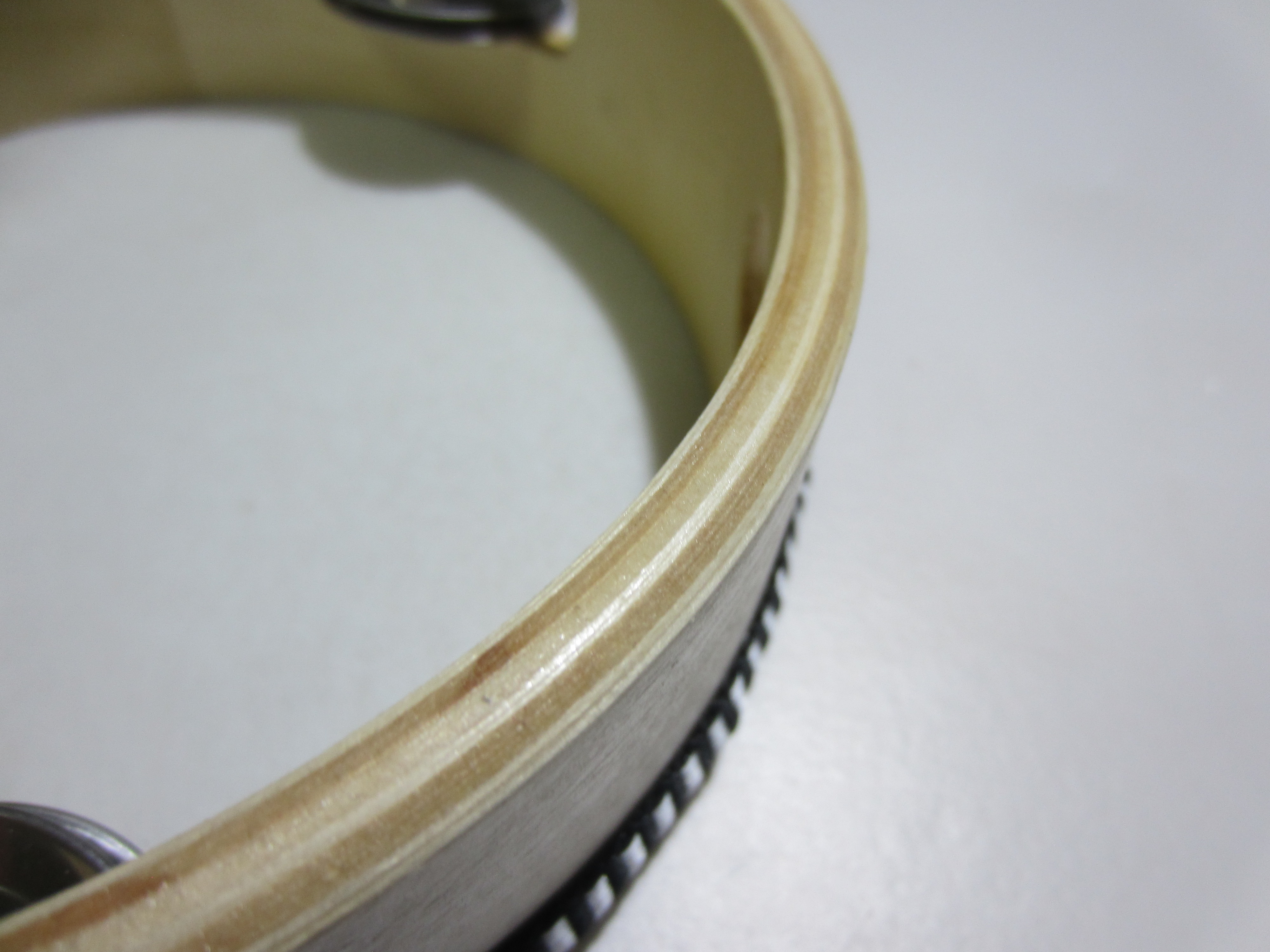Trẻ mẫu giáo Tambourine bộ gõ gỗ rigs đồ chơi nhảy đôi hàng lớn tay tambourine - Đồ chơi nhạc cụ cho trẻ em đàn cho trẻ em