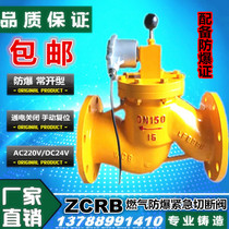 ZCRB natural gas emergency shut-off valve automatic explosion-proof liquefied petroleum gas solenoid valve DN25-D300