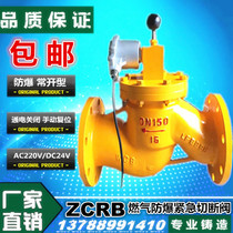ZCRB natural gas emergency shut-off valve Automatic explosion-proof liquefied petroleum natural gas solenoid valve DN25-DN300
