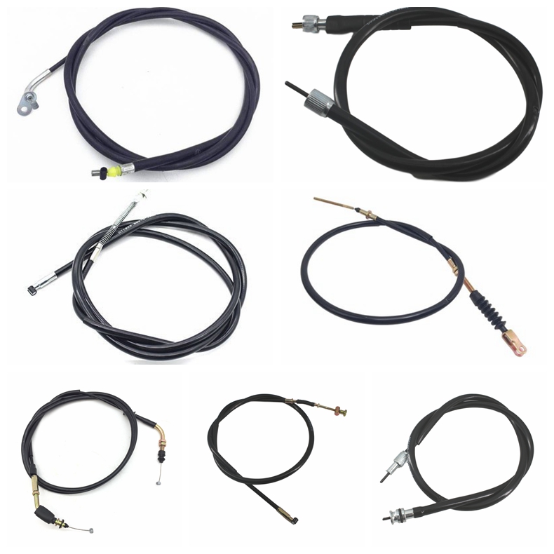 Suitable for Suzuki Licai QS125T-2 Yuncai QS100T code meter mileage meter throttle line front brake rear brake line