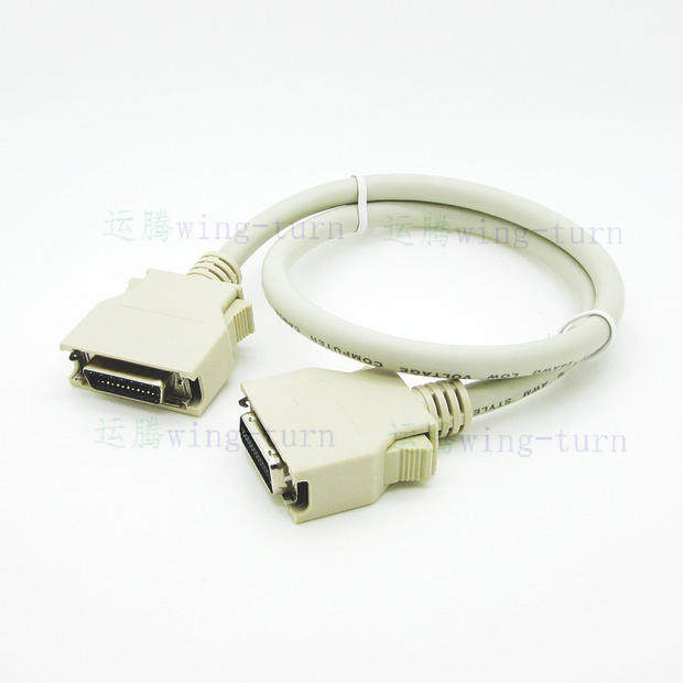 Transport of FMC26M-F-BG-AL-50C SCSI26pin male plastic shell 2990 Beji color connecting line